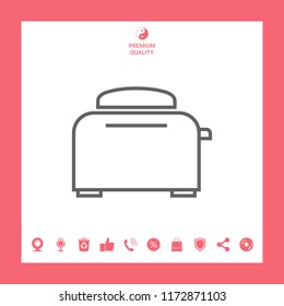 Toaster Oven linear icon