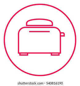 Toaster Oven linear icon