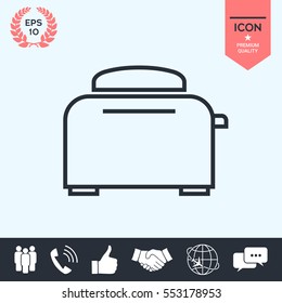 Toaster Oven linear icon