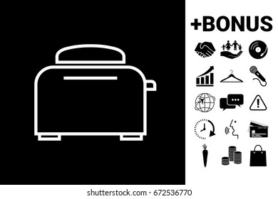 Toaster Oven linear icon