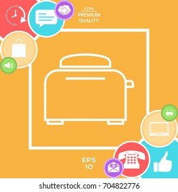 Toaster Oven linear icon