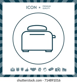 Toaster Oven linear icon
