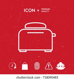 Toaster Oven linear icon