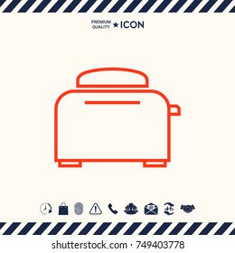 Toaster Oven linear icon
