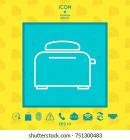 Toaster Oven linear icon