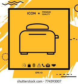 Toaster Oven linear icon