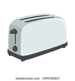 Toaster Sign Emoji Icon Illustration. Kitchen Machine Vector Symbol Emoticon Design Clip Art Sign Comic Style.