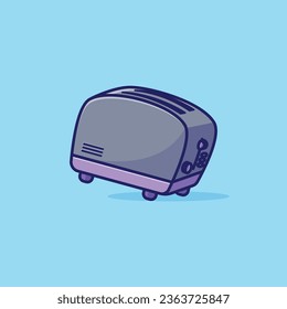 Toaster simple cartoon vector illustration electronic devices concept icon isolated