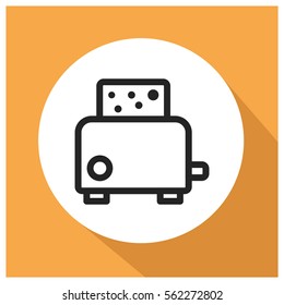 Toaster vector icon