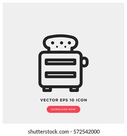 Toaster vector icon