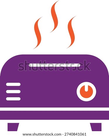 Toaster Vector Icon Design Illustration