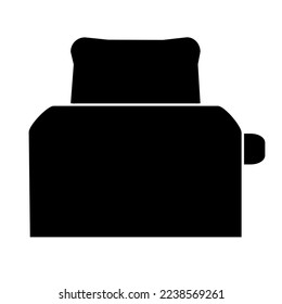toaster vector icon isolated on white background, vector illustration, cookware, kitchenware 