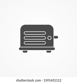 Toaster vector icon sign symbol