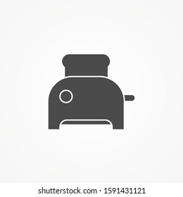 Toaster vector icon sign symbol