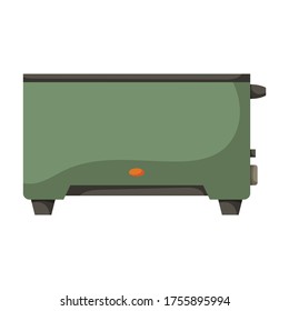 Toaster vector icon.Cartoon vector icon isolated on white background toaster.