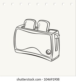 Toaster  vector illustration