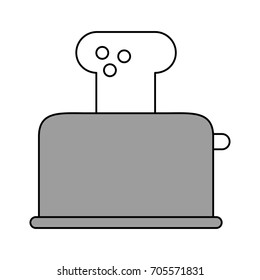 toaster vector illustration