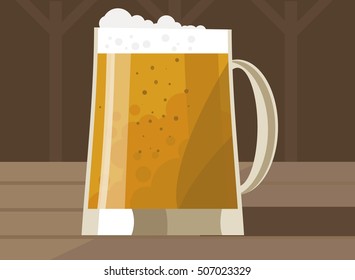 toasting with beer