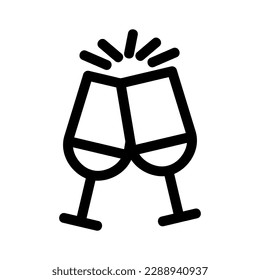 icono de tostado o logotipo símbolo de signo aislado ilustración vectorial de alta calidad estilo negro iconos vectoriales