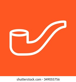 Tobacco, cigar, pipe icon vector image. Can also be used for objects. Suitable for web apps, mobile apps and print media.