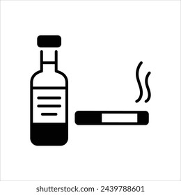 Tobacco icon editable stock vector stock