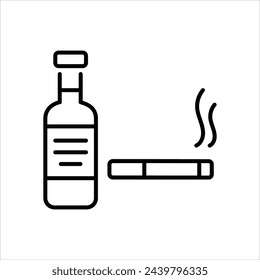 Tobacco icon editable stock vector stock