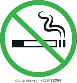 Tobacco icon. No Smoking and Smoking Attention Signs and Symbols. Isolated Symbols of Cigarette Restriction Symbols