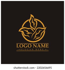 tobacco leaf logo,tobacco field and tobacco cigarette logo .With easy and simple editing.