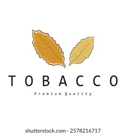 tobacco leaf logo,tobacco field and tobacco cigarette logo .With easy and simple editing.