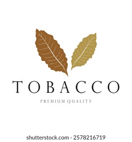 tobacco leaf logo,tobacco field and tobacco cigarette logo .With easy and simple editing.