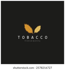 tobacco leaf logo,tobacco field and tobacco cigarette logo .With easy and simple editing.