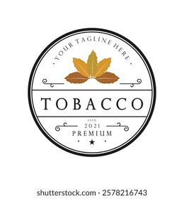 tobacco leaf logo,tobacco field and tobacco cigarette logo .With easy and simple editing.