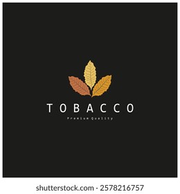 tobacco leaf logo,tobacco field and tobacco cigarette logo .With easy and simple editing.