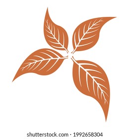 elemento natural de la ecología del logotipo del vector del tabaco. doodle de icono del tabaco. cigarrillo.
