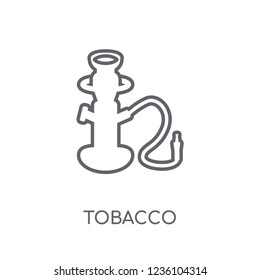 Tobacco linear icon. Modern outline Tobacco logo concept on white background from Desert collection. Suitable for use on web apps, mobile apps and print media.