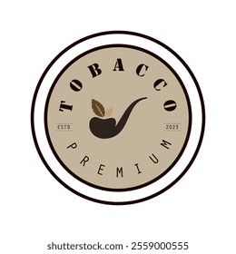 tobacco logo design, for tobacco farming, tobacco warehouse, cigar business, vector