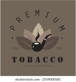 tobacco logo design, for tobacco farming, tobacco warehouse, cigar business, vector