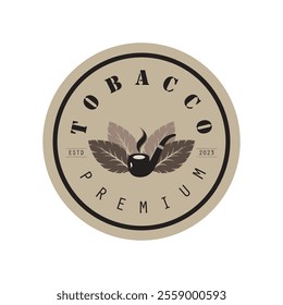 tobacco logo design, for tobacco farming, tobacco warehouse, cigar business, vector