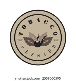 tobacco logo design, for tobacco farming, tobacco warehouse, cigar business, vector