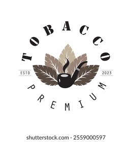 tobacco logo design, for tobacco farming, tobacco warehouse, cigar business, vector