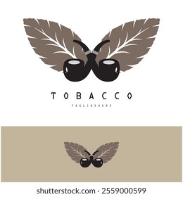 tobacco logo design, for tobacco farming, tobacco warehouse, cigar business, vector