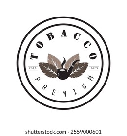 tobacco logo design, for tobacco farming, tobacco warehouse, cigar business, vector