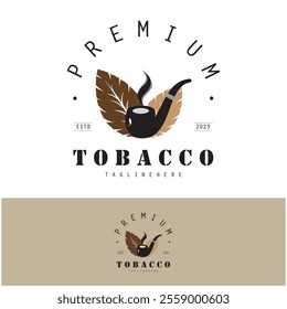 tobacco logo design, for tobacco farming, tobacco warehouse, cigar business, vector