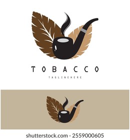 tobacco logo design, for tobacco farming, tobacco warehouse, cigar business, vector