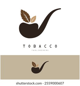 tobacco logo design, for tobacco farming, tobacco warehouse, cigar business, vector