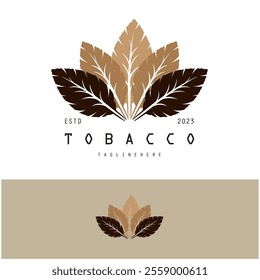 tobacco logo design, for tobacco farming, tobacco warehouse, cigar business, vector