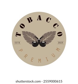 tobacco logo design, for tobacco farming, tobacco warehouse, cigar business, vector