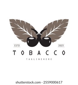 tobacco logo design, for tobacco farming, tobacco warehouse, cigar business, vector