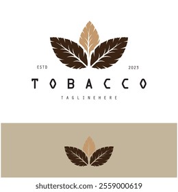 tobacco logo design, for tobacco farming, tobacco warehouse, cigar business, vector