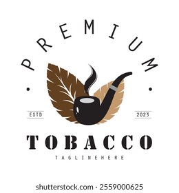 tobacco logo design, for tobacco farming, tobacco warehouse, cigar business, vector